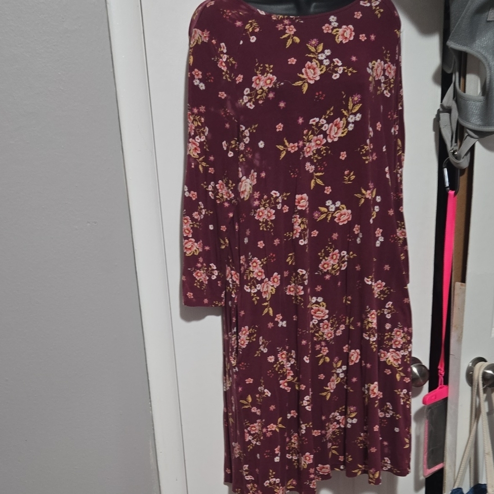 Floral Long Sleeve Dress